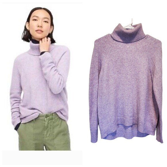 J Crew Turtleneck Sweater in Supersoft Yarn Wool Alpaca Blend Size Small - Picture 1 of 11